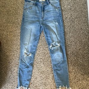 Abercrombie & Fitch High Rise Super Skinny Ankle